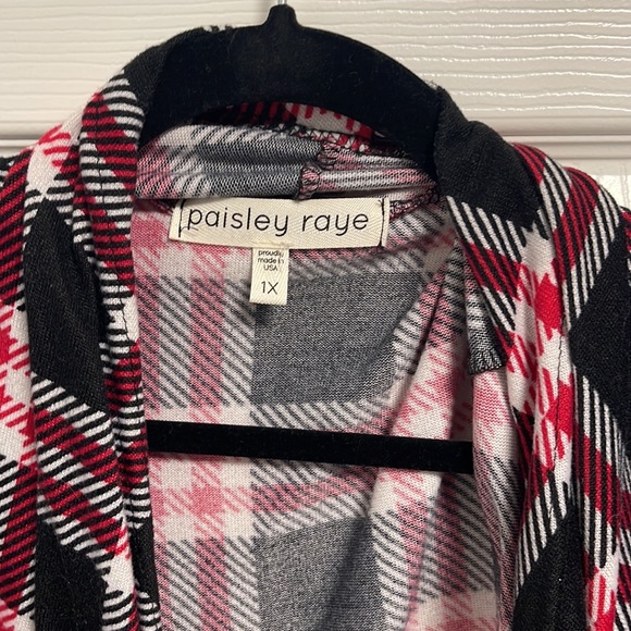 1X Paisley Raye Dusty Miller Plaid with Pockets - Picture 2 of 4